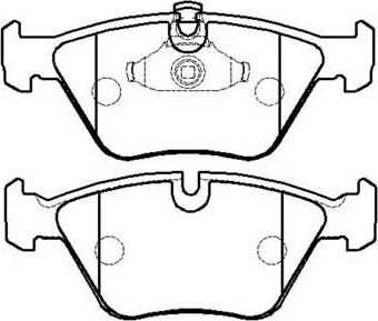 Тормозные колодки HSB. Артикул HP5252