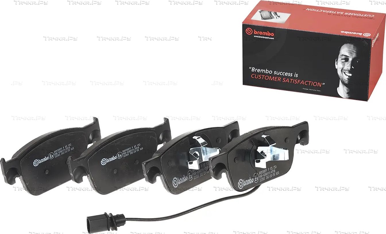 Тормозные колодки Brembo PRIME LINE передние для Audi A4 allroad V (B9) 2016-2026. Артикул P 85 153