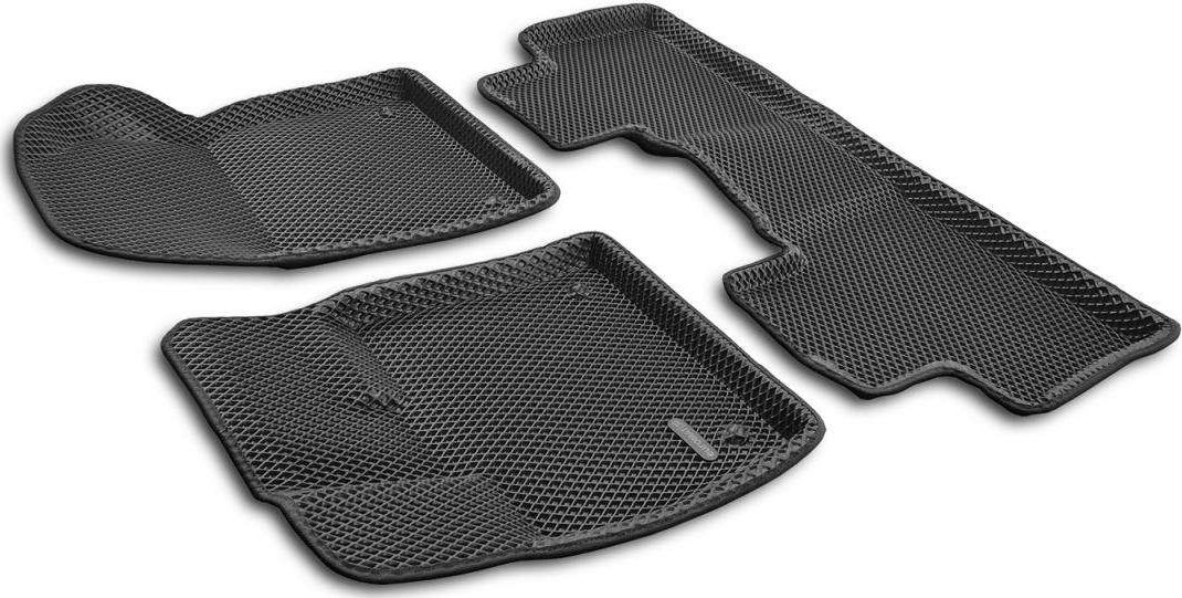 Коврики Euromat 3D EVA для салона Geely Atlas II 2023-2026. Артикул EM3DEVA-001414