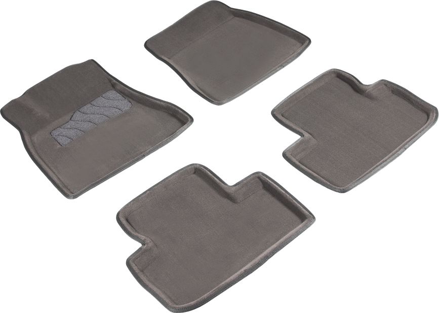 Коврики Seintex 3D ворсовые для салона Lexus IS II (кроме версий с гибридным двигателем)2008-2013 Серые. Артикул 81964