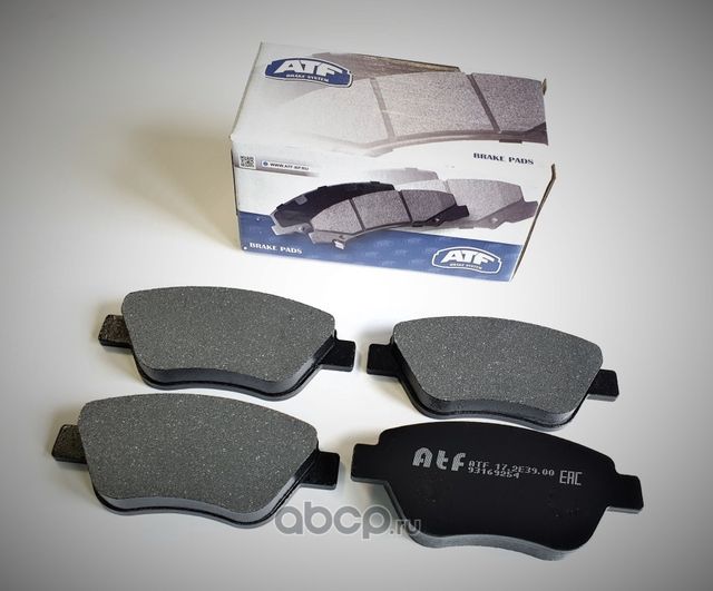 Колодки тормозные передние 1723900 (ATF) ATF. Артикул 172E3900