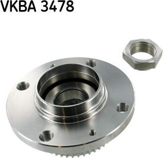 Ступица колеса с интегрированным подшипником (в сборе) SKF. Артикул VKBA 3478