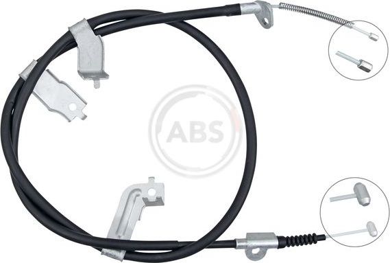 Трос ручника (тросик ручного тормоза) ABS задний правый для Nissan NV200 2010-2026. Артикул K15018