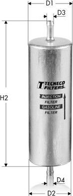 Топливный фильтр  Tecneco Filters. Артикул IN97