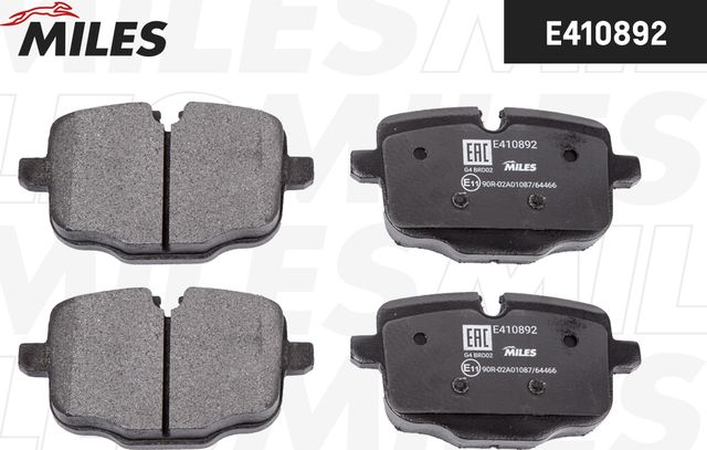 Колодки тормозные BMW 5 F10/F11 3.0-4.4 10- задние LowMetallic (Miles). Артикул E410892