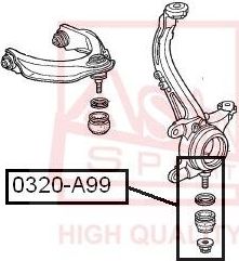Шаровая опора Asva. Артикул 0320-A99
