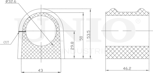 Втулка стабилизатора (Unio). Артикул RMP-10226