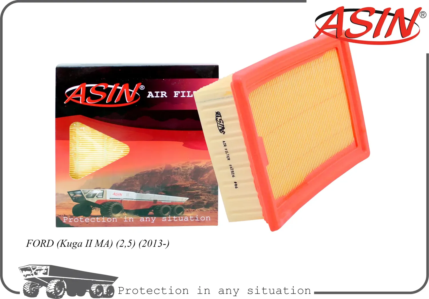 Фильтр воздушный (Asin). Артикул ASINFA2526