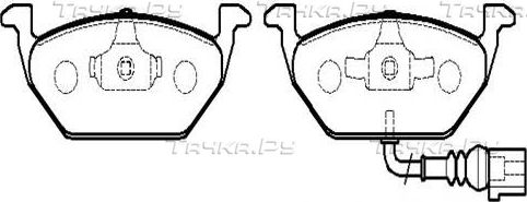 Тормозные колодки HSB передние для Volkswagen Jetta VI 2011-2019. Артикул HP5149