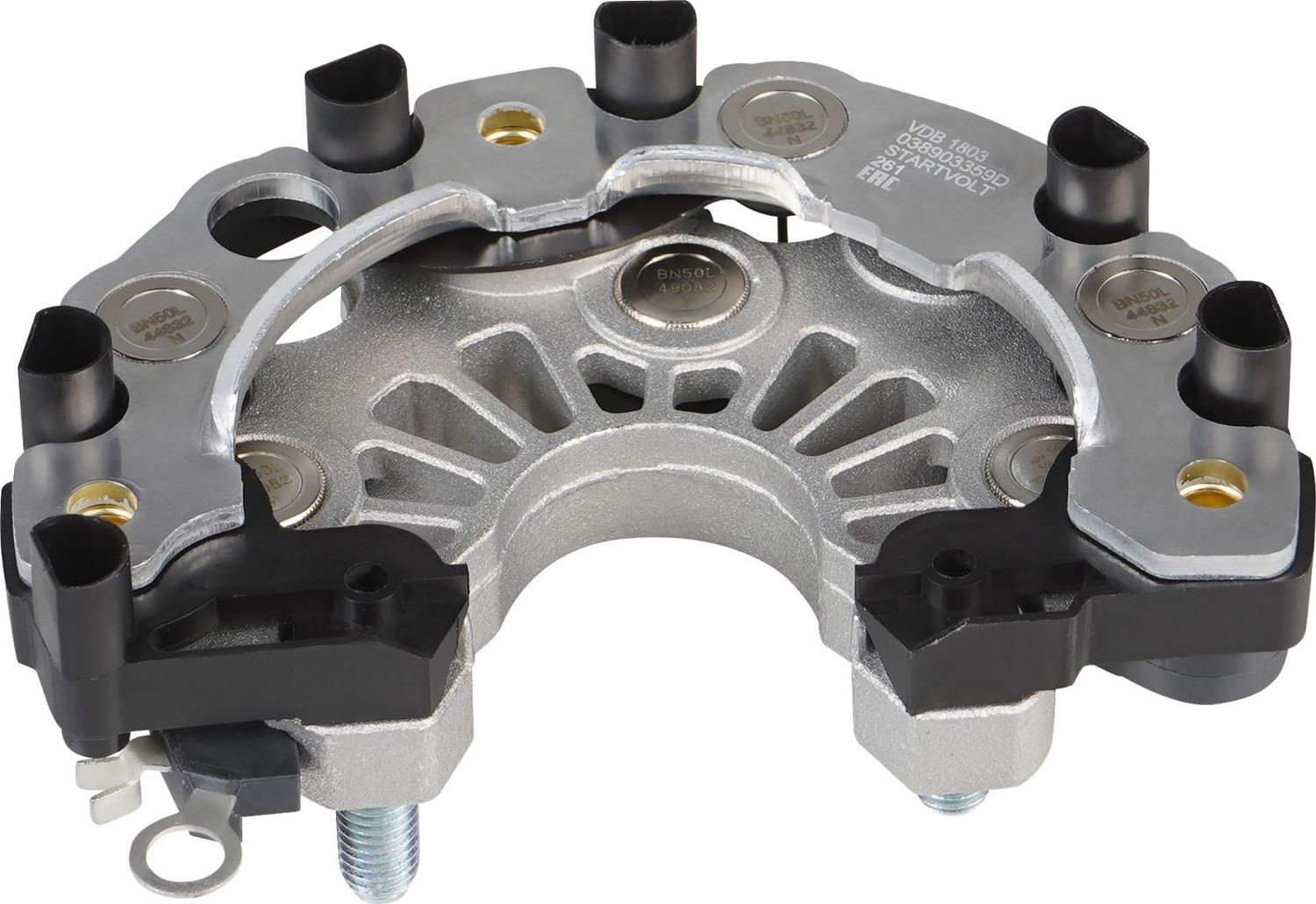 Диодный мост генератора StartVOLT для Skoda Roomster I 2006-2015. Артикул VDB 1803