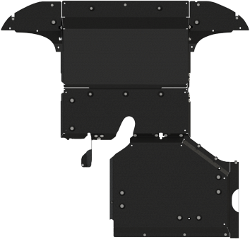 Защита Шериф (2 мм) для моторного отсека и контура термостатирования Voyah Free EVR Hybrid 2023-2026. Артикул 60.6189