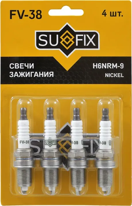 Свеча зажигания 6BJR9 Nickel (Sufix). Артикул FV38