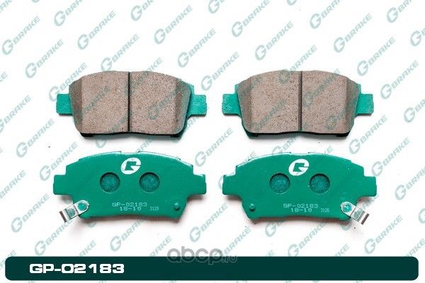 Колодки тормозные дисковые (G-Brake). Артикул GP02183