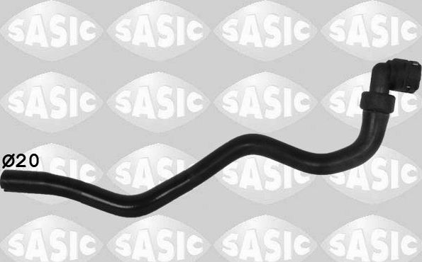 Патрубок радиатора (системы охлаждения) Sasic правый для Opel Astra J 2009-2017. Артикул 3406290