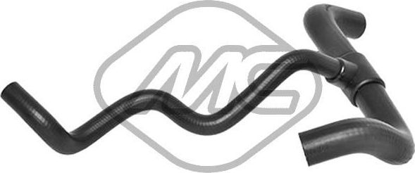 Патрубок радиатора (системы охлаждения) Metalcaucho нижний для Renault Megane I 1996-2003. Артикул 08447