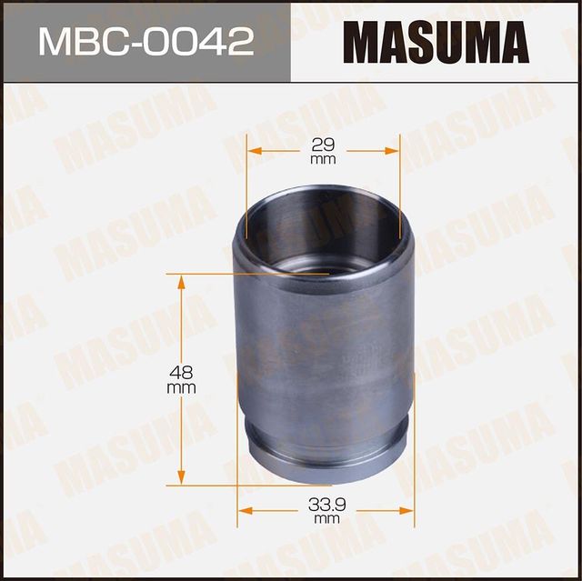 Поршень тормозного суппорта Masuma задний для Nissan Almera Tino I 2002-2006. Артикул MBC-0042