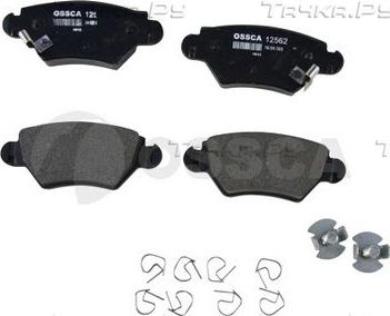 Тормозные колодки OSSCA задние для Chevrolet Zafira 2001-2012. Артикул 12562