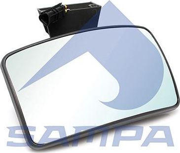 Зеркало рампы Sampa для MAN TGL 2005-2026. Артикул 022.122