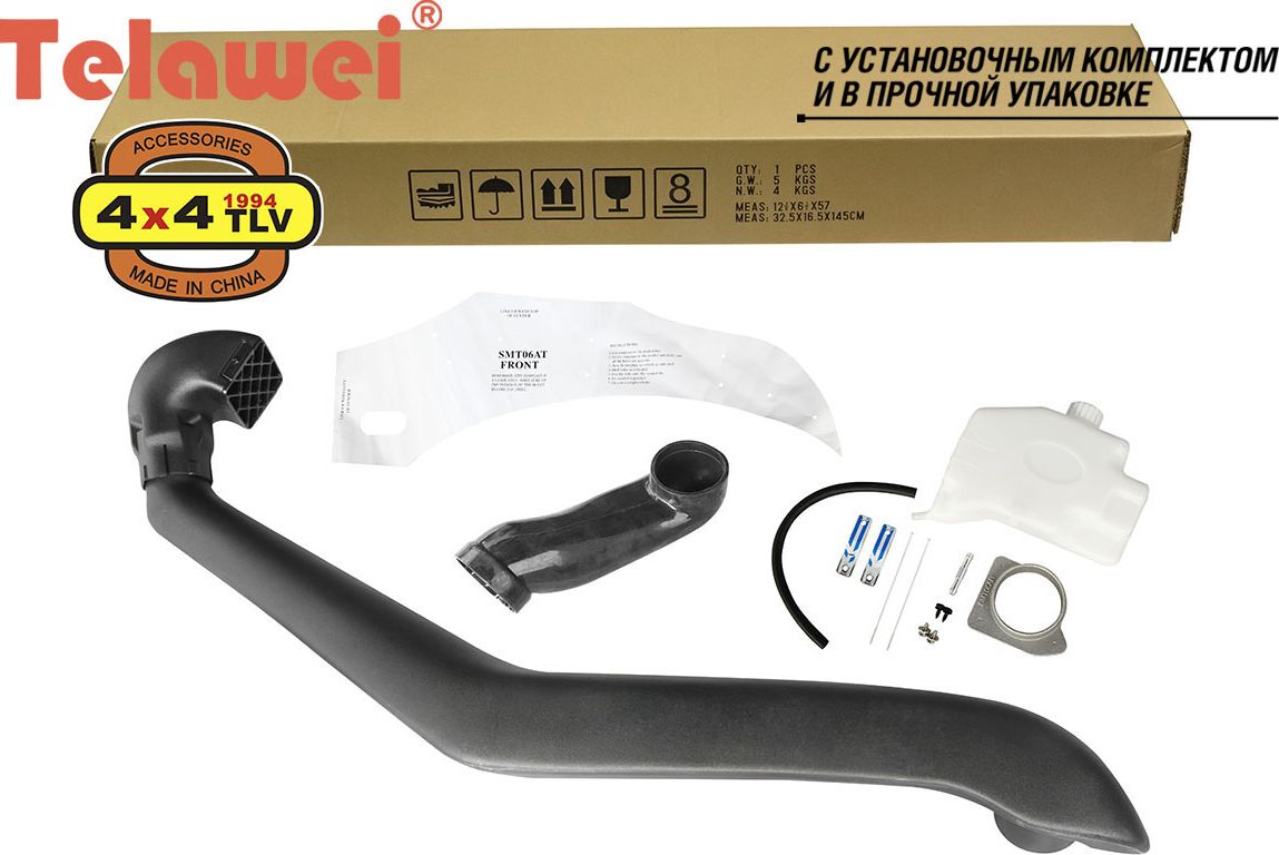 Шноркель Telawei для Mitsubishi L200 IV (2.5TD (4D56) 2006-2015. Артикул SMT661A
