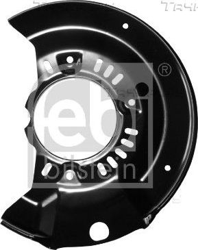 Кожух (щиток) тормозного диска Febi Bilstein передний правый для Toyota Vios I 2002-2008. Артикул 179876