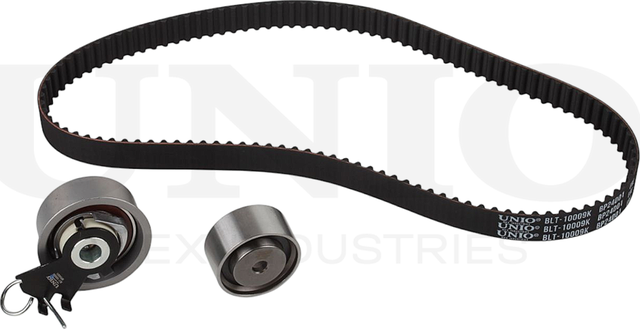 Ремень ГРМ зубчатый с роликами, комплект (Unio). Артикул BLT-10009K