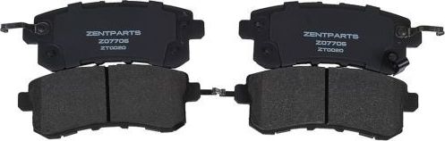 Тормозные колодки Zentparts. Артикул Z07706