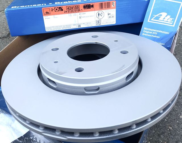 Тормозной диск ATE. Артикул 24.0124-0159.1