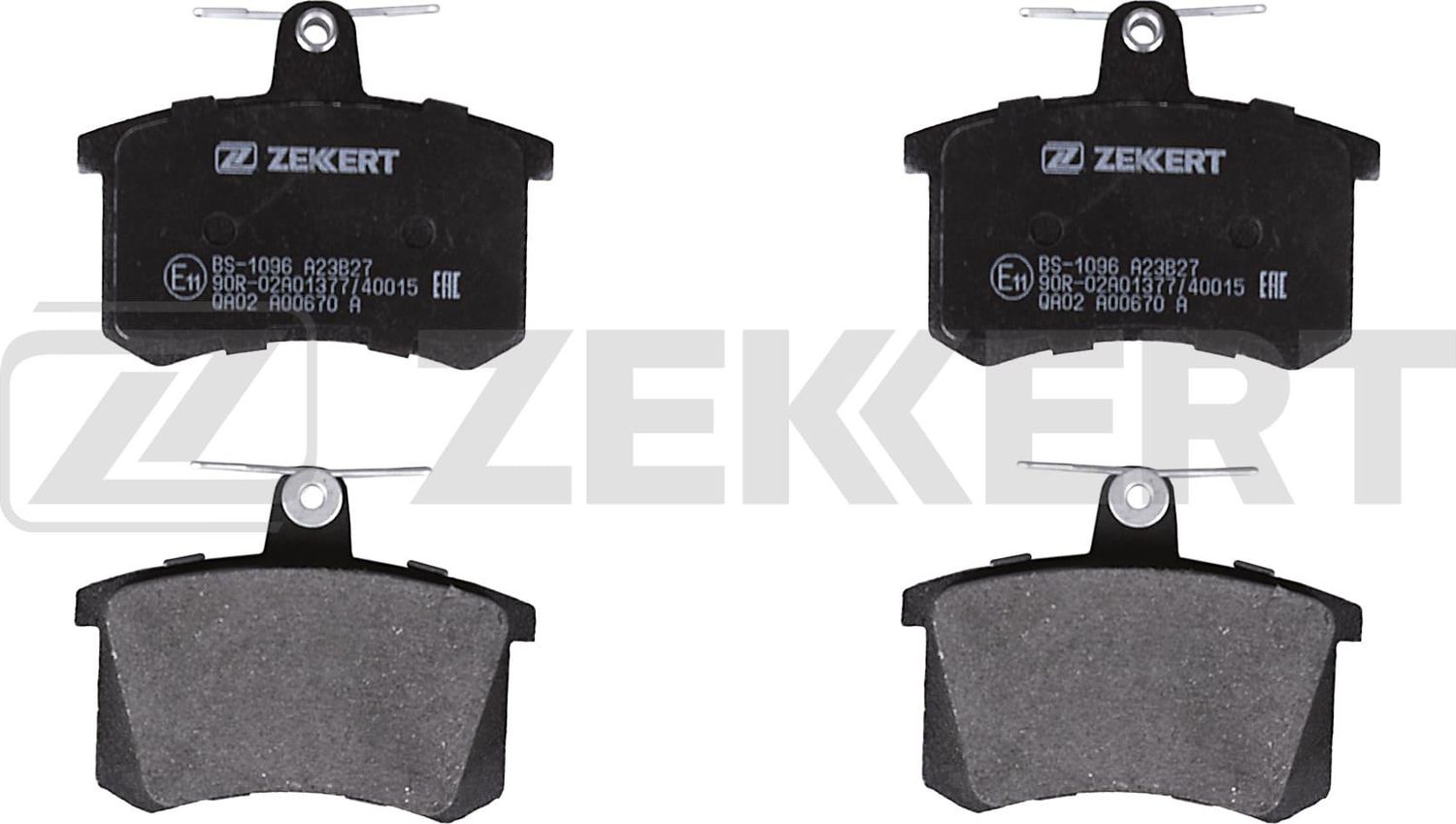Тормозные колодки Zekkert задние для Audi 90 II (B3) 1987-1991. Артикул BS-1096