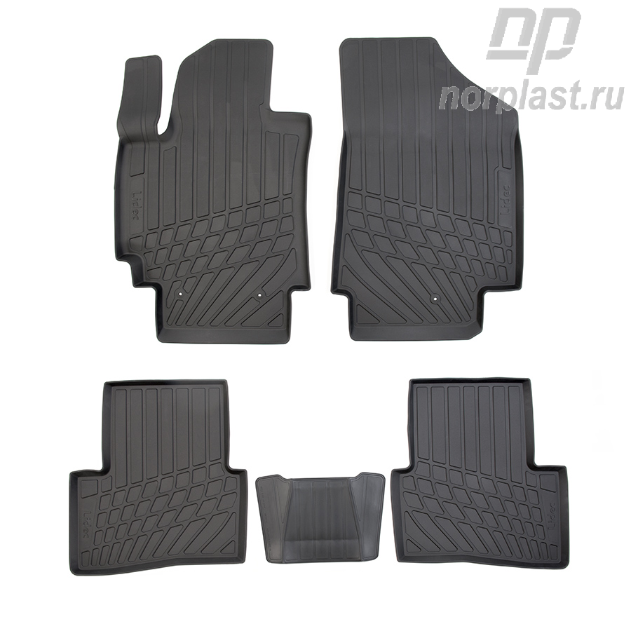 Коврики литьевые Норпласт для салона Hyundai Creta I 2016-2021. Артикул NP11-LdC-31-050