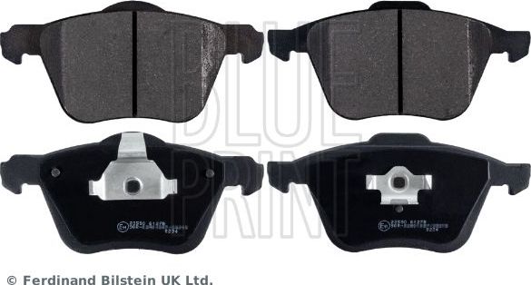 Тормозные колодки Blue Print. Артикул ADF124230