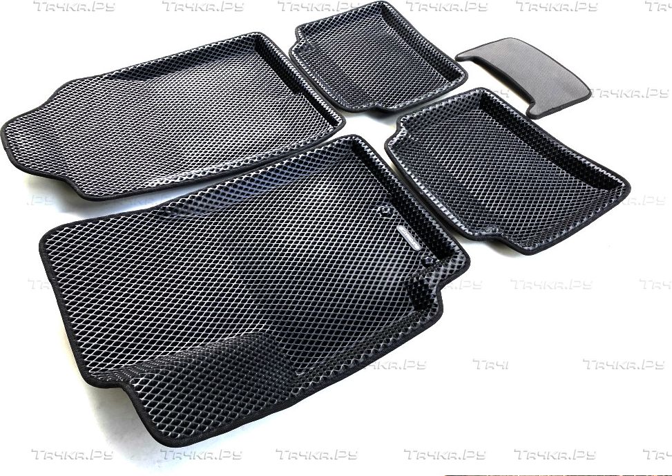 Коврики Euromat 3D EVA для салона Kia Rio IV 2017-2026. Артикул EM3DEVA-002931