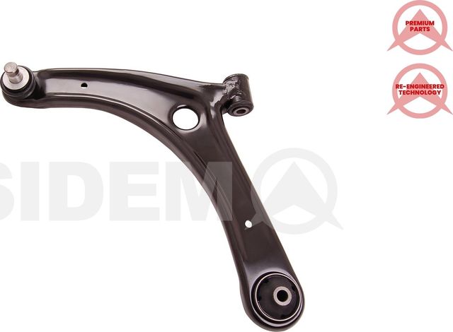 Поперечный рычаг передней подвески Sidem (Листовая сталь) левый нижний для Jeep Patriot 2007-2017. Артикул 93176 R