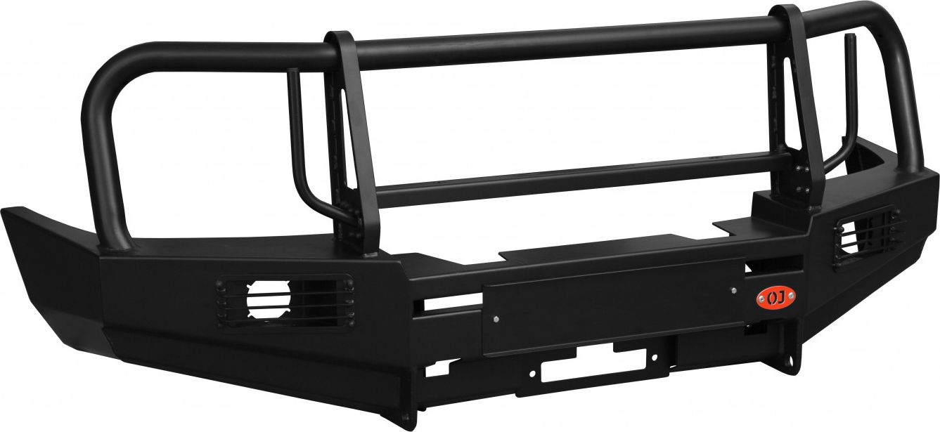 Бампер силовой OJ задний с защитными дугами, вертикальной площадкой лебёдки для Nissan Pathfinder R52 2012-2026. Артикул 02.012.03