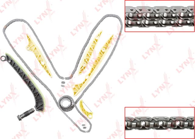 Цепь ГРМ LYNXauto для Mercedes-Benz C-Класс III (W204, C204) 2007-2014. Артикул TK-0123