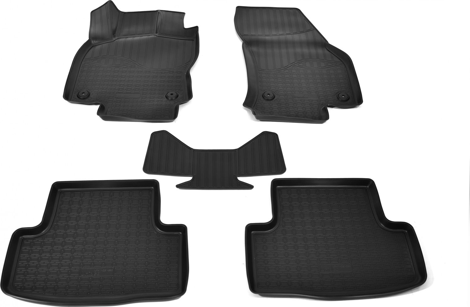 Коврики 3D Норпласт для салона Skoda Karoq I 2017-2026. Артикул NPA11-C81-220