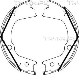 Тормозные колодки (стояночная тормозная система) TRW. Артикул GS8859
