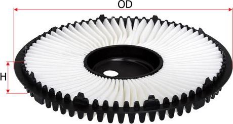 Воздушный фильтр Sakura. Артикул A-1043