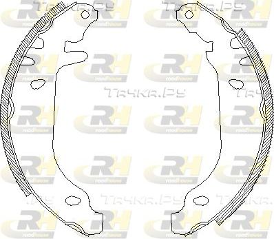 Тормозные колодки RoadHouse задние для Renault 21 1986-1994. Артикул 4169.00