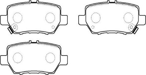 Тормозные колодки HSB. Артикул HP5170