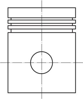 Поршень Mahle для Ford Sierra I 1982-1993. Артикул 013 58 01