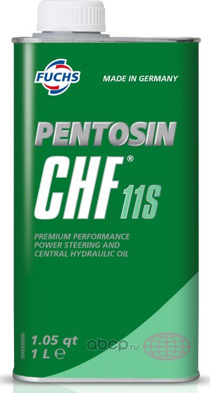 FUCHS PENTOSIN CHF 11S Жидкость гидравлическая 1L. Артикул 601102271