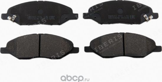 КОЛОДКИ ТОРМОЗНЫЕ ПЕР К-Т NISSAN JUKE (F15),NOTE (E11),TIIDA II (C11X) (Iberis). Артикул IB153196 
