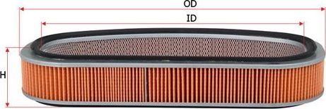 Воздушный фильтр Sakura. Артикул A-1611