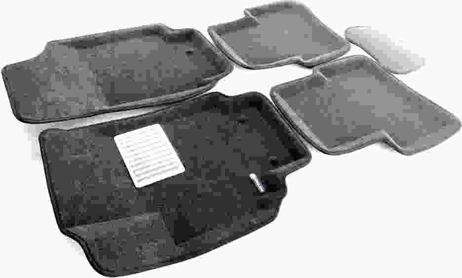 Коврики текстильные Euromat 3D (стандарт) для салона Hyundai Creta I 2016-2021 СЕРЫЕ. Артикул EM3D-002728G