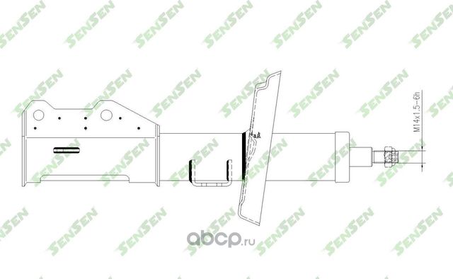 АМОРТИЗАТОР F-R OPEL ASTRA J 2009-2011 ASTRA J SALOON -2012 ASTRA J (Sensen). Артикул 42142456