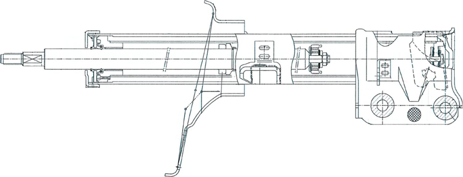 Амортизатор CTR. Артикул GY0817G