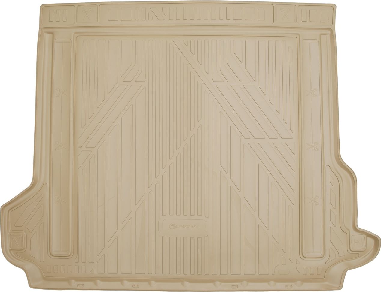 Коврик Element для багажника Toyota Land Cruiser Prado 150 рестайлинг 5 дв. 2017-2026 Бежевый. Артикул ELEMENT48143B13b