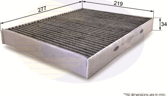 Салонный фильтр Comline для Porsche Cayenne I (955) 2002-2010. Артикул EKF163A