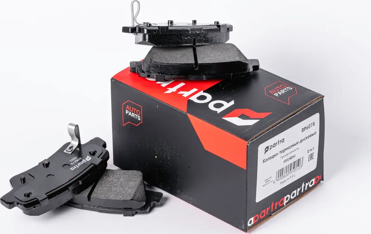 Колодки тормозные дисковые | перед прав/лев | (Partra) Partra. Артикул BP6078