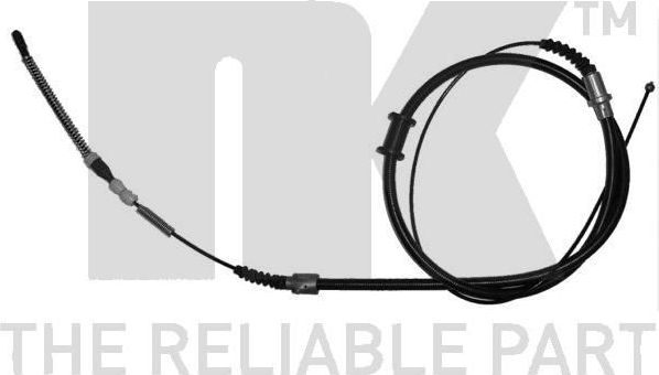 Трос ручника (тросик ручного тормоза) NK. Артикул 903671